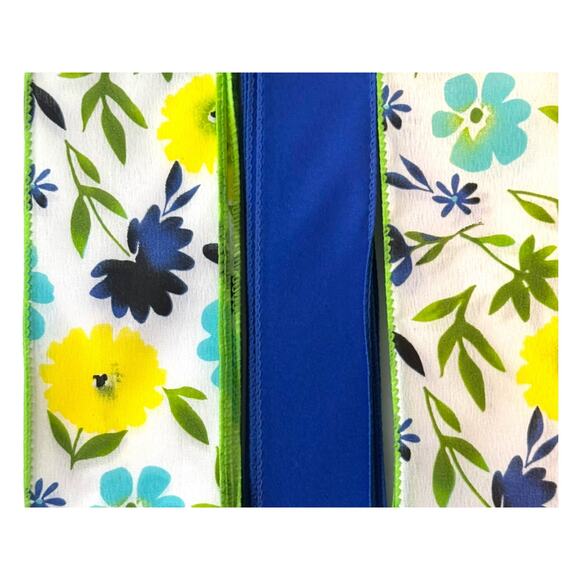 Country Roads Take Me Home Sign & Ribbon Bundle Set, DIY Wreath Making Kit Box - Picture 4 of 5